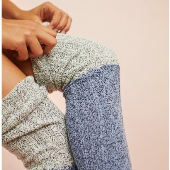 LAST SAGE⭐️ SAGE Cable Knit Thigh High Socks - Picture 10 of 14